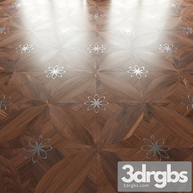 Parquet foglie d&_22 3dsmax Download - thumbnail 1