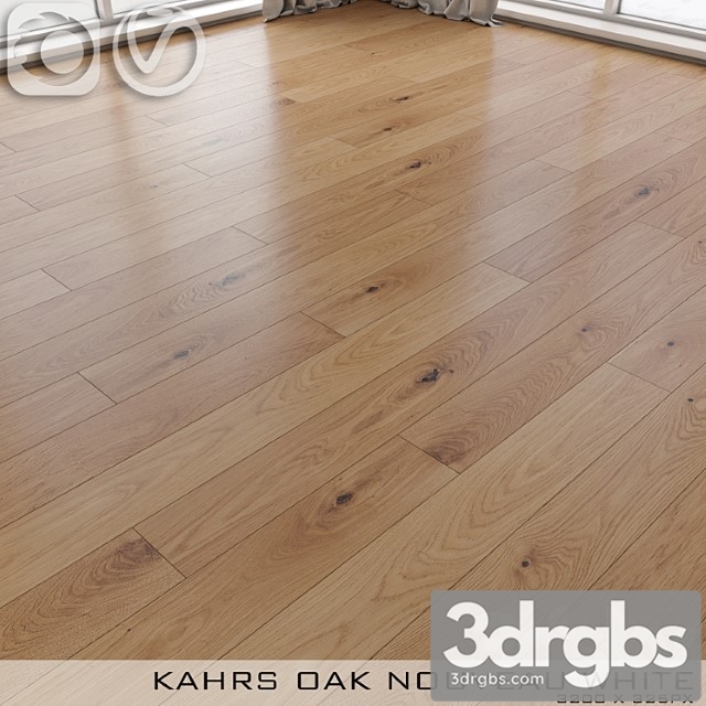 Parquet kahrs oak nouveau white 3dsmax Download - thumbnail 1