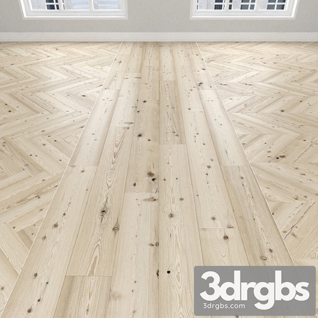 Parquet larch is white 3 types. christmas tree linear chevron. 3dsmax Download - thumbnail 1