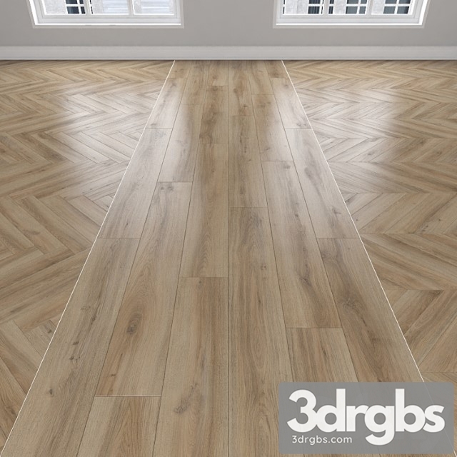 Parquet Oak 3 Types Herringbone Linear Chevron 164 3dsmax Download - thumbnail 1