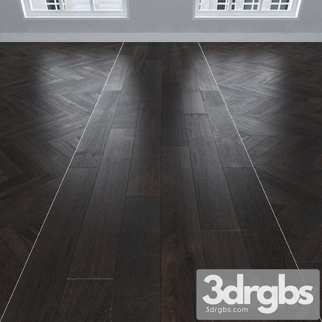 Parquet oak dark 3 types. christmas tree linear chevron. 3dsmax Download - thumbnail 1