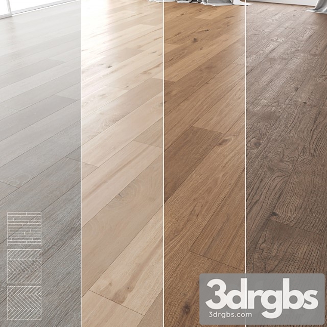 Wood floor set 04 - thumbnail 1