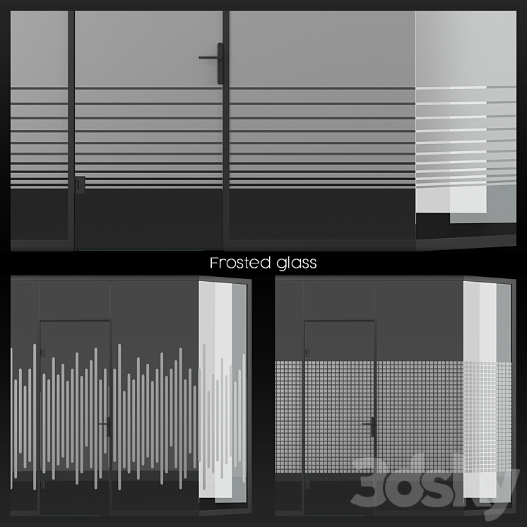 Vinyl film set for glass 07 3DS Max Model - thumbnail 2