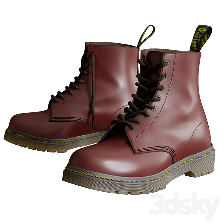 D.R. MARTENS 1460 SMOOTH 3DS Max - thumbnail 1