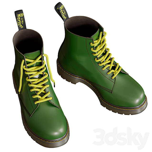 D.R. MARTENS 1460 SMOOTH 3DSMax File - thumbnail 4