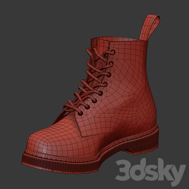 D.R. MARTENS 1460 SMOOTH 3DSMax File - thumbnail 6