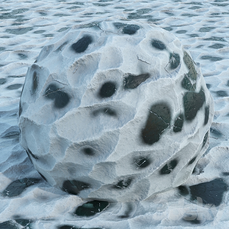 Ice with Snow 3DS Max - thumbnail 2