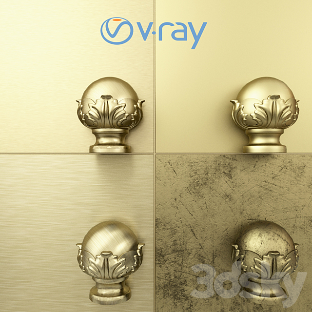 Brass 3DS Max Model - thumbnail 2