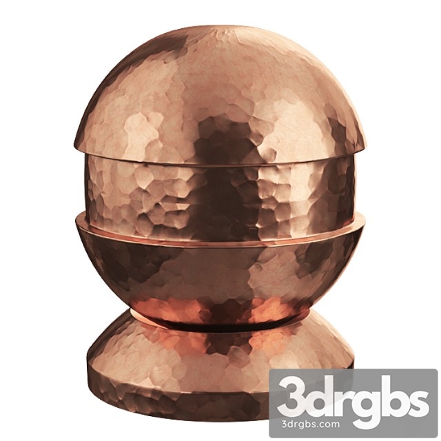 Hammered copper 3dsmax Download - thumbnail 1