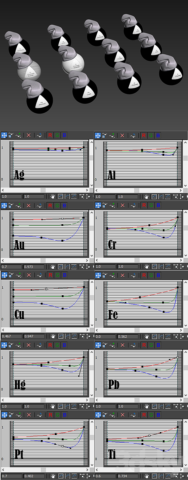 Metals 3DS Max Model - thumbnail 3