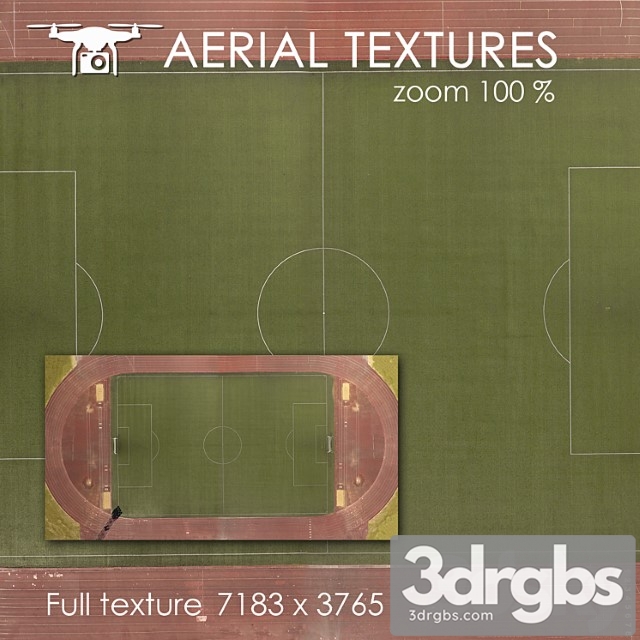 Soccer field 64 3dsmax Download - thumbnail 1