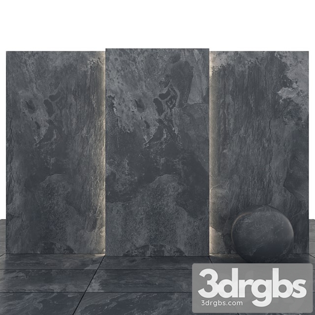 Ardosia Dark Stone 3dsmax Download - thumbnail 1