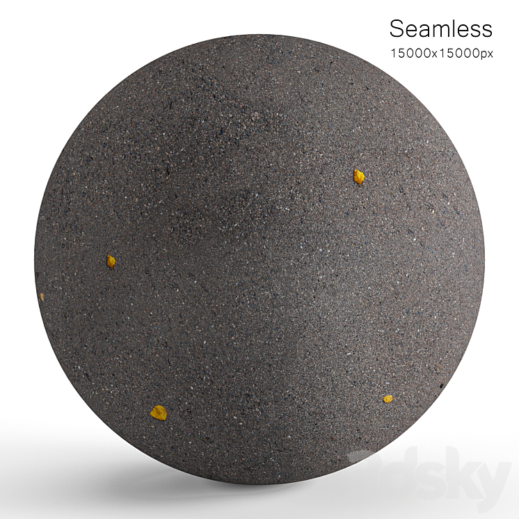 Asphalt geometric seamless pattern. 15k 3DS Max Model - thumbnail 1