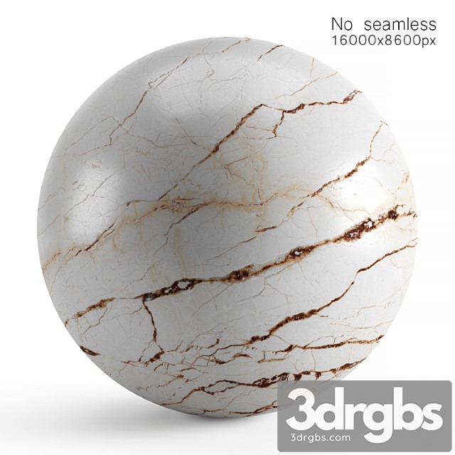 Beige marble sleb material with brown veins - thumbnail 1