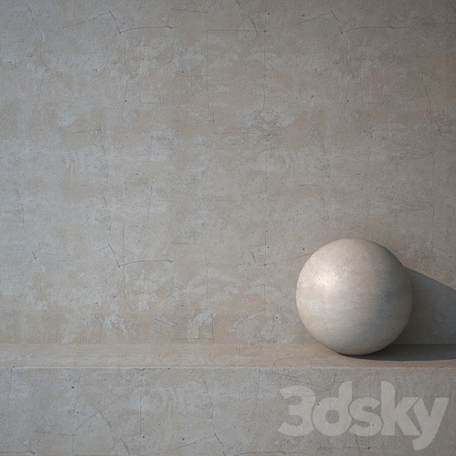 Beige stucco 6 3DSMax File - thumbnail 1