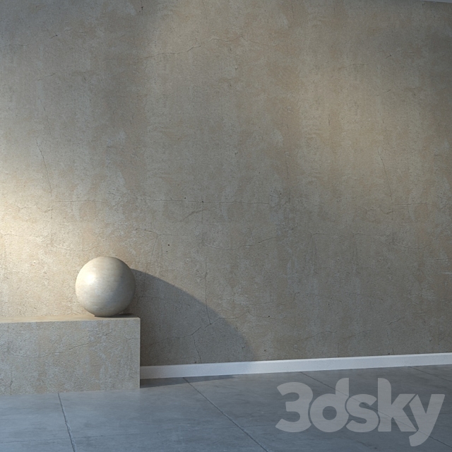 Beige stucco 6 3DSMax File - thumbnail 2