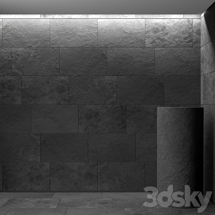 black slate 3DS Max - thumbnail 1