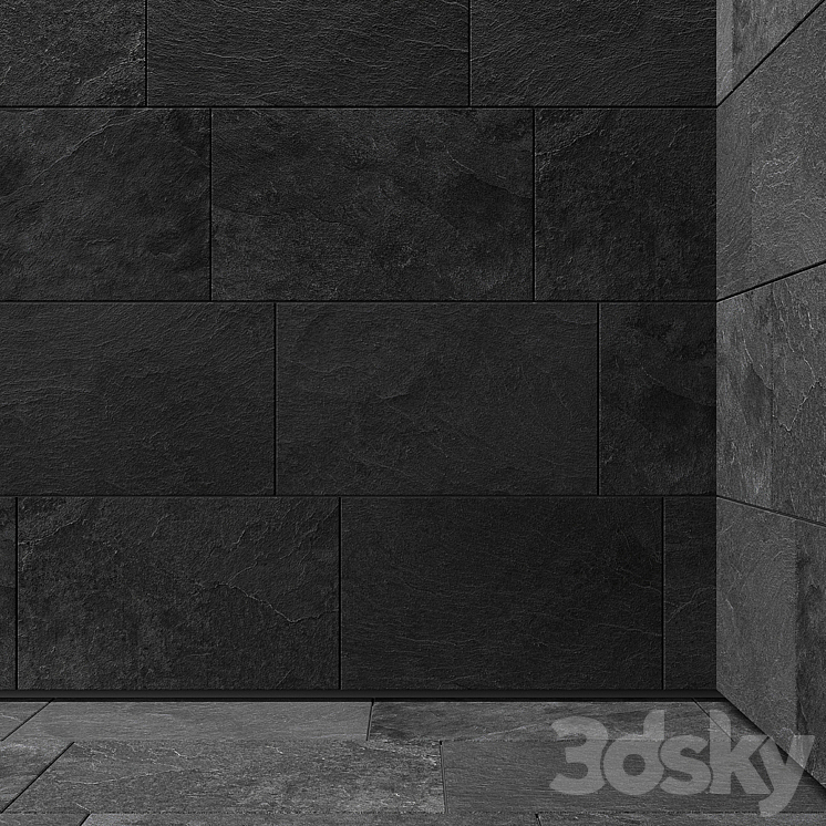 black slate 3DS Max - thumbnail 2