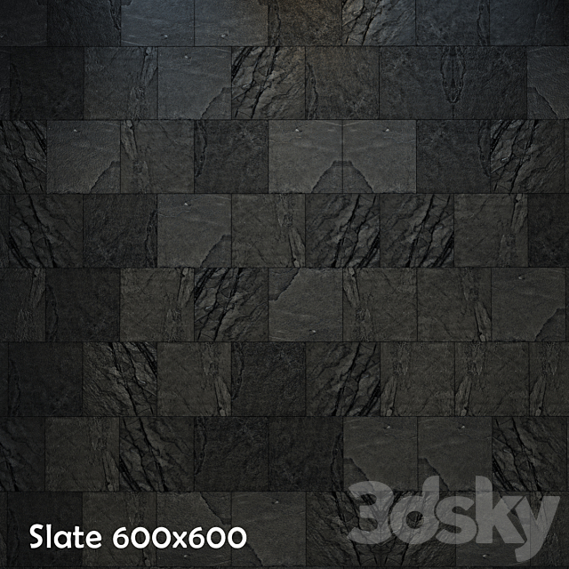 Black slate 3DSMax File - thumbnail 2