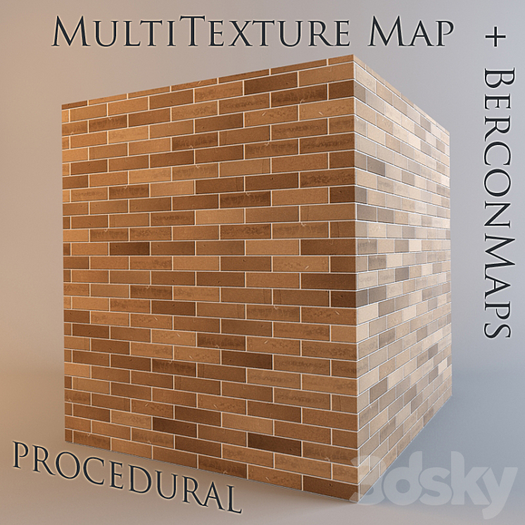 Brick procedural 3DS Max - thumbnail 1