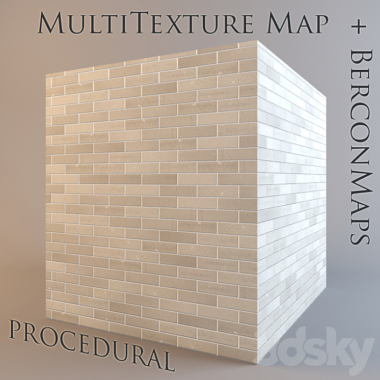 Brick procedural 3DS Max - thumbnail 2