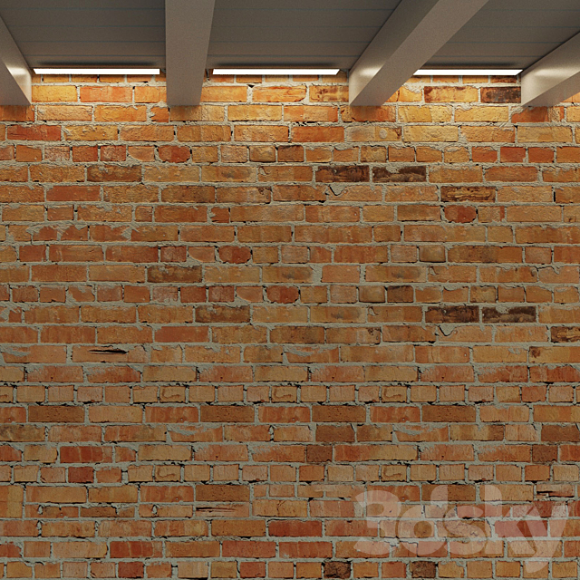 Brick Wall 11 3DS Max Model - thumbnail 3