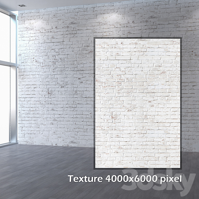 Brick wall 56 3ds Max - thumbnail 2