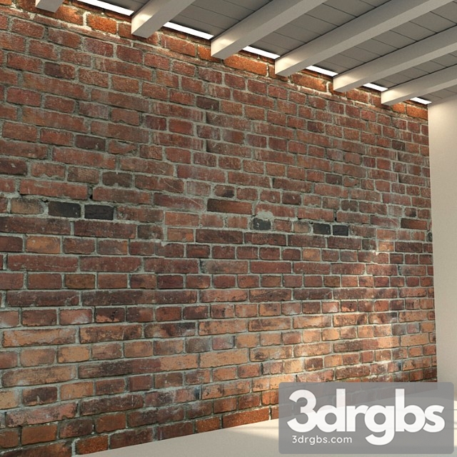 Brick wall. old brick. 48 3dsmax Download - thumbnail 1