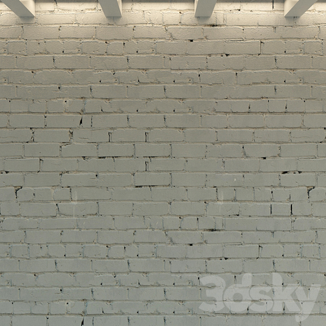 Brick wall. Old brick. 73 3DS Max Model - thumbnail 3