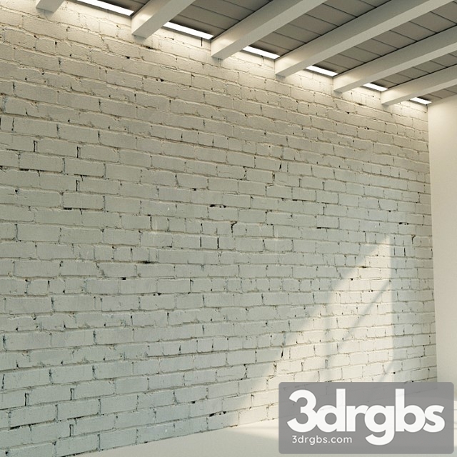 Brick wall. old brick. 73 3dsmax Download - thumbnail 1