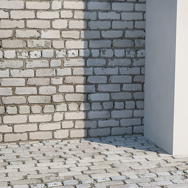 Bricklaying of sand lime bricks 3DS Max Model - thumbnail 3