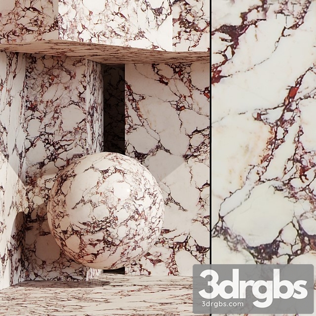 Calacatta viola marble 3dsmax Download - thumbnail 1