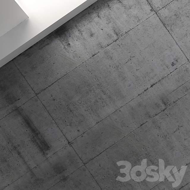 Concrete ceiling 29 3DS Max Model - thumbnail 2