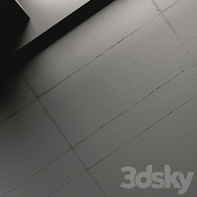 Concrete ceiling 29 3DS Max Model - thumbnail 3