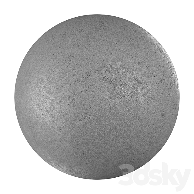 Concrete Plaster No. 10 3DS Max Model - thumbnail 4