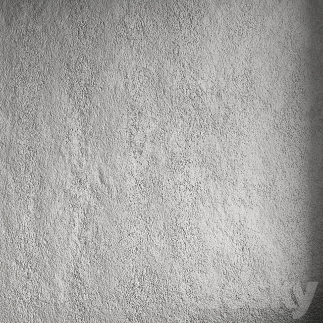 Concrete plaster No. 3 3DS Max Model - thumbnail 2