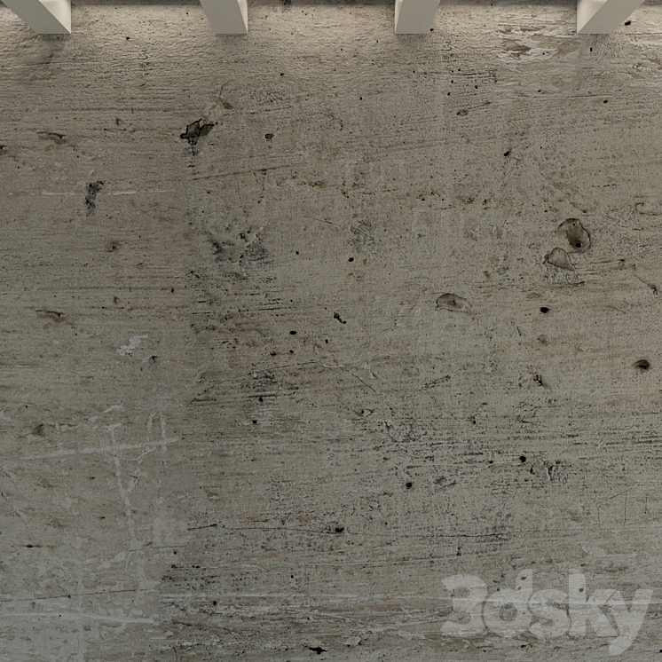 Concrete wall. Old concrete. 173 3DS Max - thumbnail 2