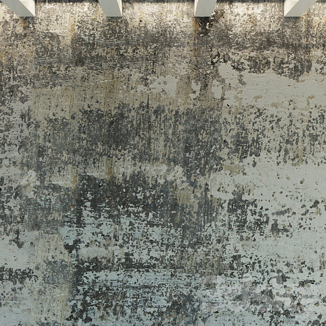 Concrete wall. Old concrete. 24 3ds Max - thumbnail 3