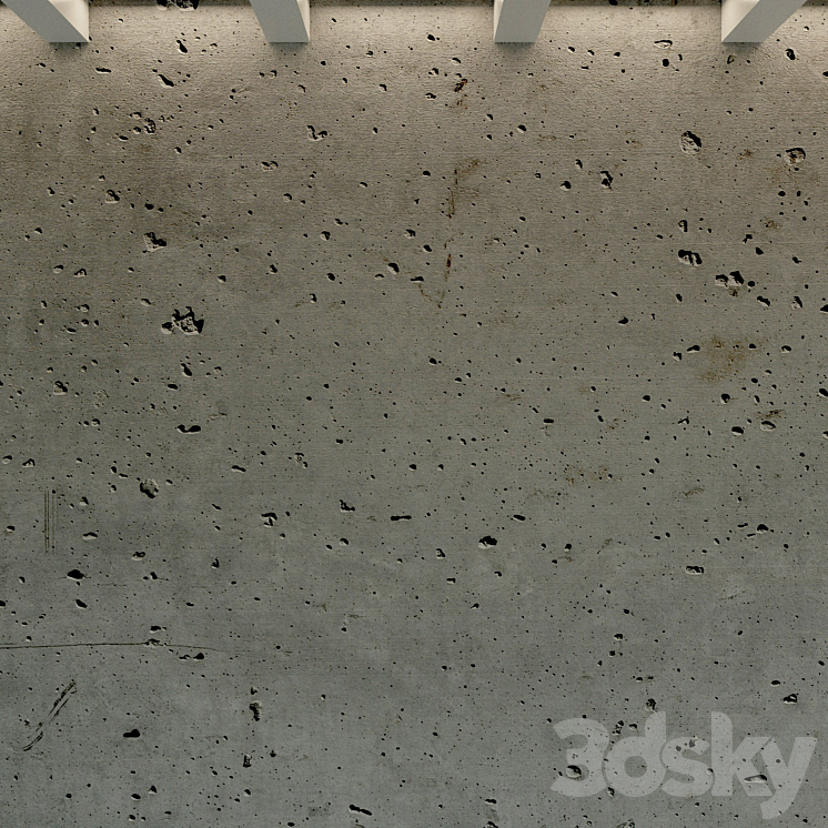 Concrete wall. Old concrete. 49 3DS Max - thumbnail 2