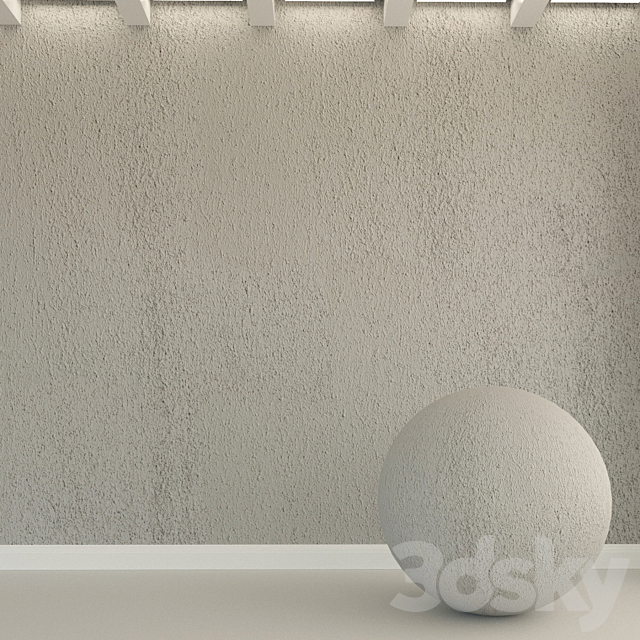 Concrete wall. Old plaster. 149 3DSMax File - thumbnail 1