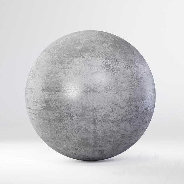 Decorative concrete. 3DS Max Model - thumbnail 2