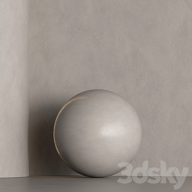 Decorative plaster 001 3DS Max Model - thumbnail 3