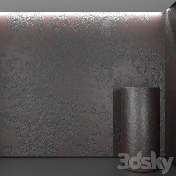 decorative plaster 16 3DS Max Model - thumbnail 1