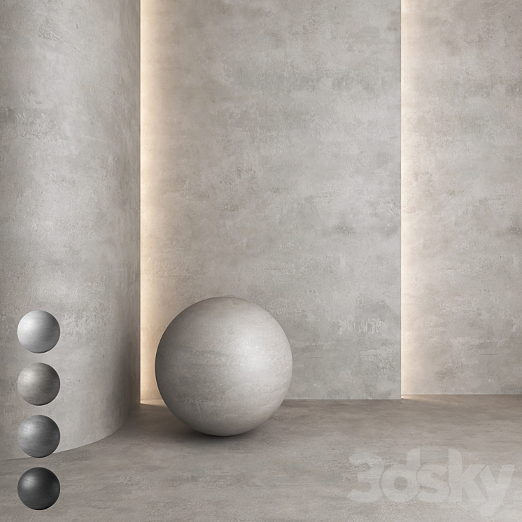 Decorative plaster 23 3DS Max Model - thumbnail 1