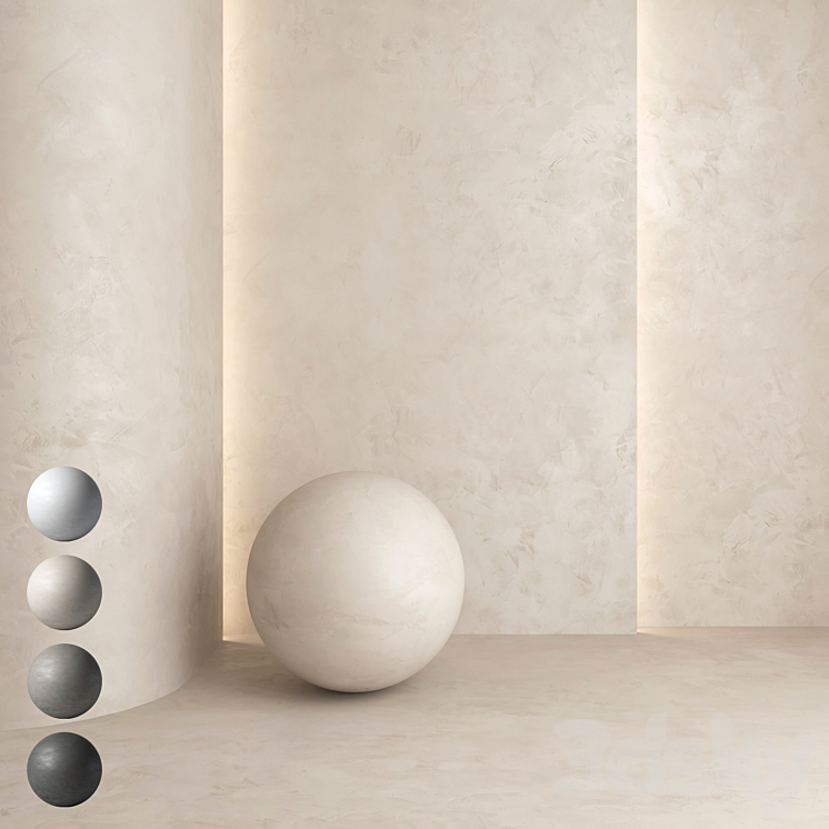 Decorative plaster 31 3DS Max Model - thumbnail 1