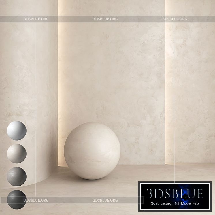 Decorative plaster 31 3DS Max - thumbnail 3