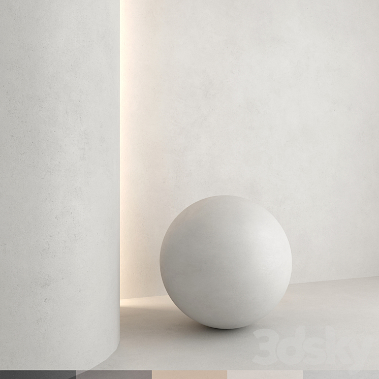 Decorative plaster 35 3DS Max Model - thumbnail 1