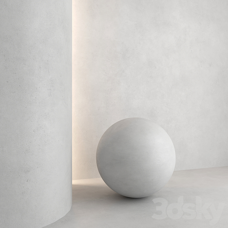 Decorative plaster 35 3DS Max Model - thumbnail 2