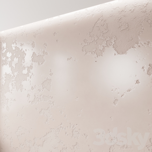 Decorative plaster 3DS Max Model - thumbnail 2