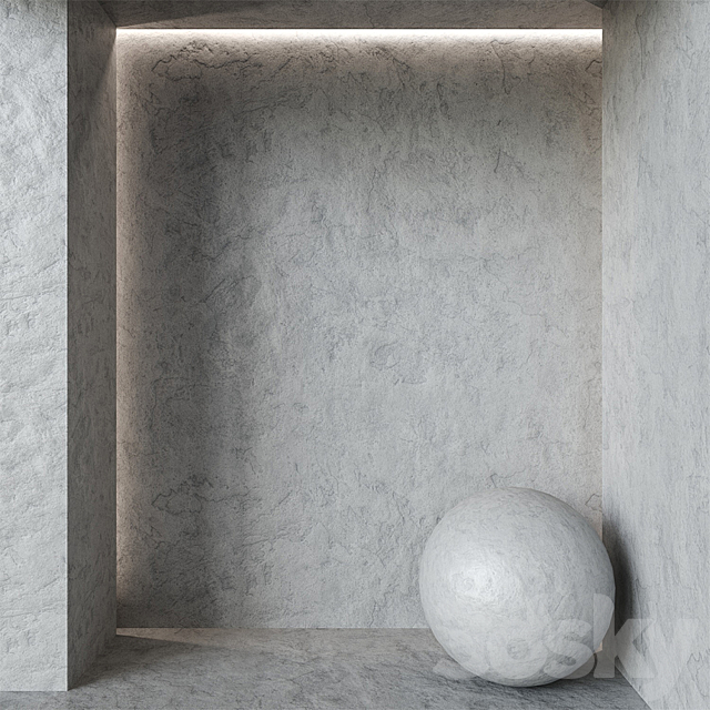 Decorative Plaster # 93 3DS Max Model - thumbnail 2